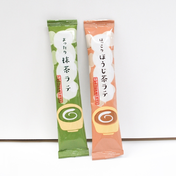 ケース入りスティックラテセット（抹茶ラテ＆ほうじ茶ラテ）