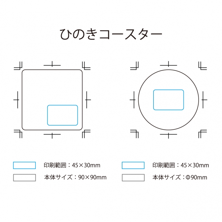 ひのきコースター