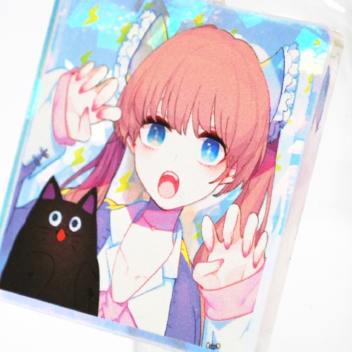 オーロラプリズムキーホルダー