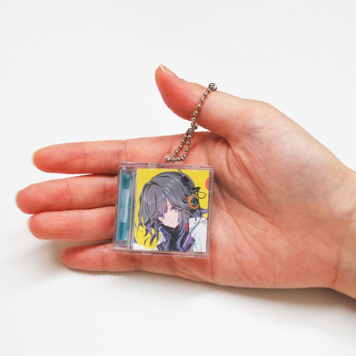 ボールチェーン付ミニCDケース