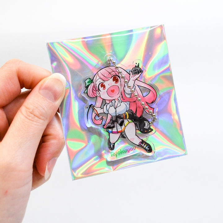 片面オーロラのり付き袋