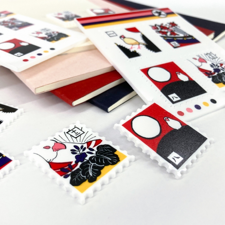 切手風アクリルシート