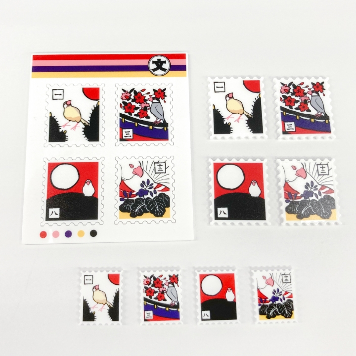 切手風アクリルシート