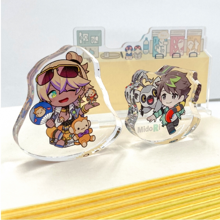 ゆらゆらアクリルブロックスタンド
