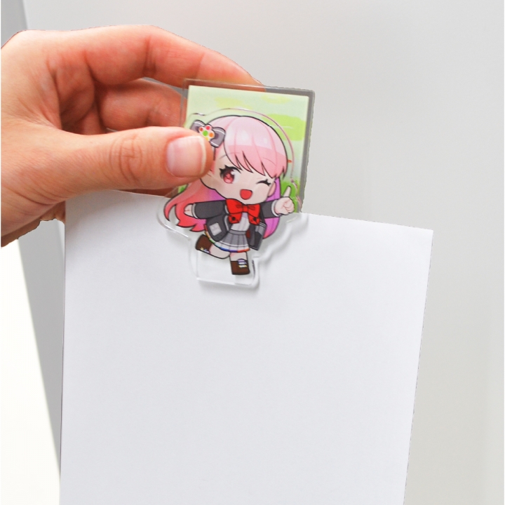 アクリルマグネットクリップ