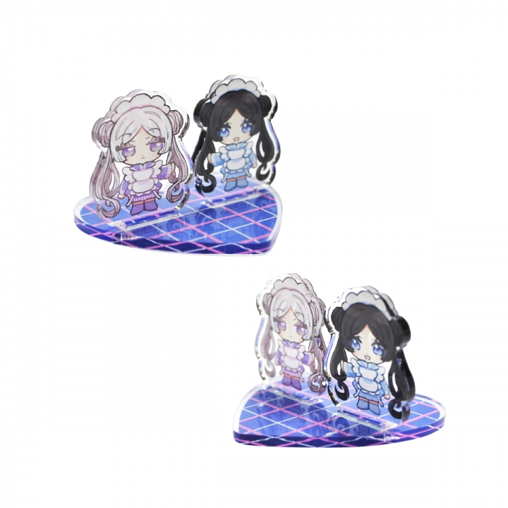 ペアアクリルスタンド（台座印刷あり）