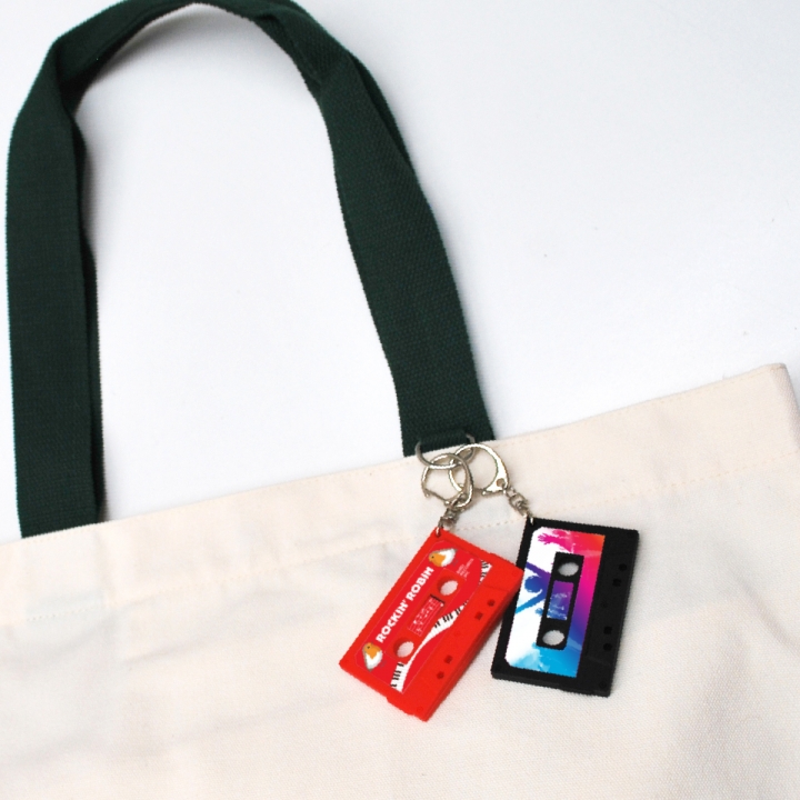 ミニカセットテープキーホルダー