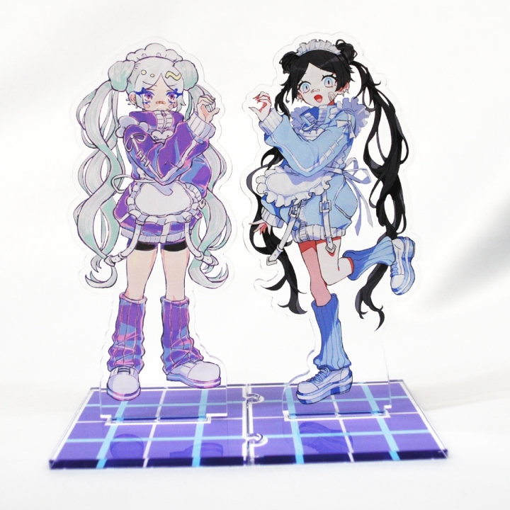 ペアアクリルスタンド（台座印刷なし）