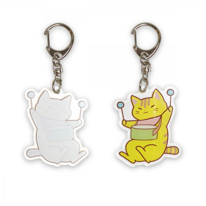 シンプルアクリルキーホルダー